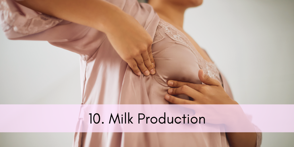 Strange Changes During Pregnancy - Milk Production