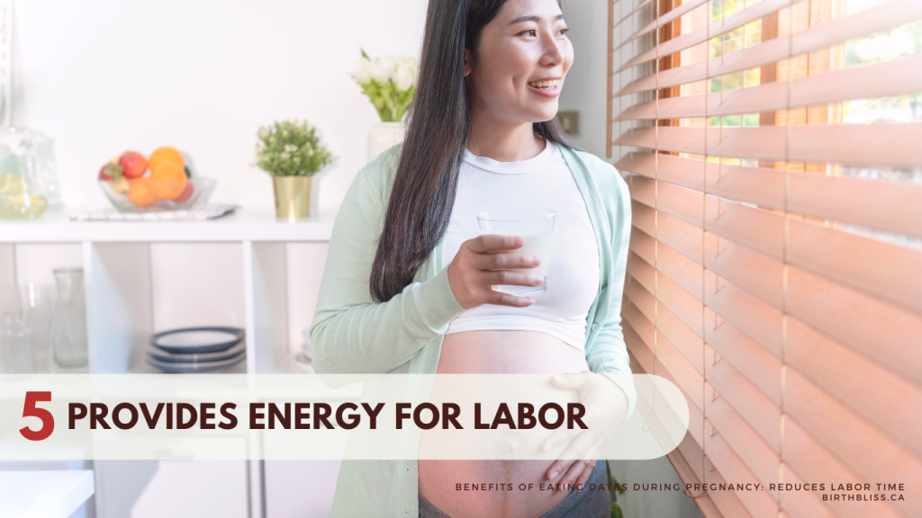 Benefits of Eating Dates During Pregnancy- Provides Energy for Labor